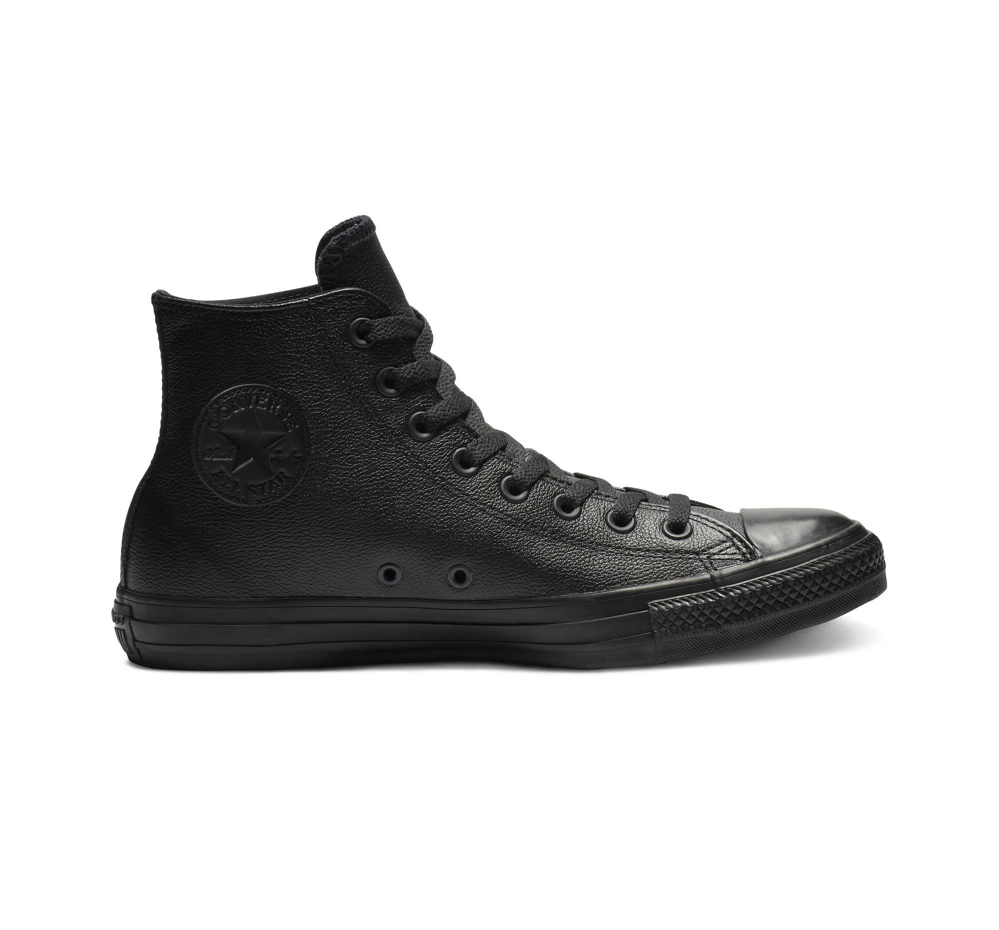 靴 Converse Chuck Taylor Leather Hi Black Chuck Taylor All Star Leather Unisex High Top Shoe. Converse.com