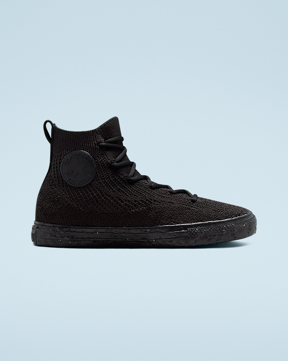 converse crater knit black