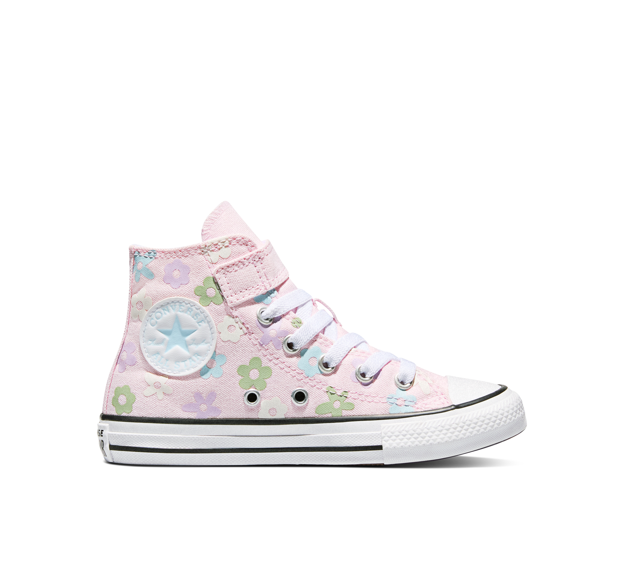 Chuck Taylor All Star Easy-On Bubble Flowers Little Kids High Top