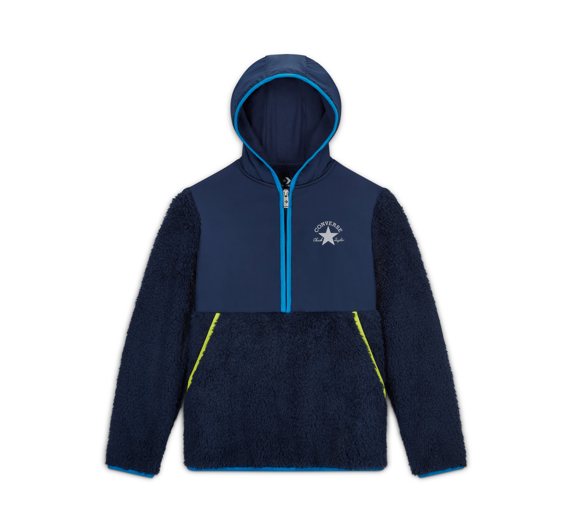 Sherpa Half Zip Jacket Big Kids Jacket. Converse.com