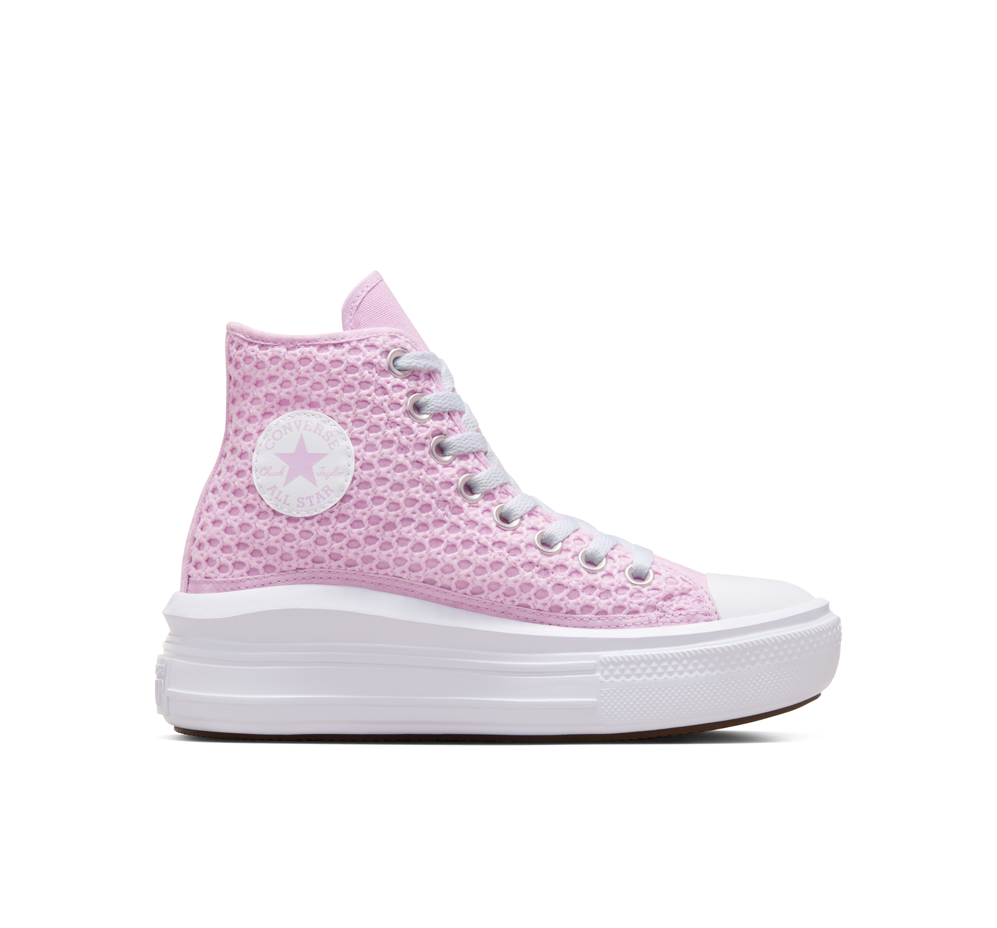 Chuck Taylor All Star Move Crochet Platform Big Kids High Top Shoe