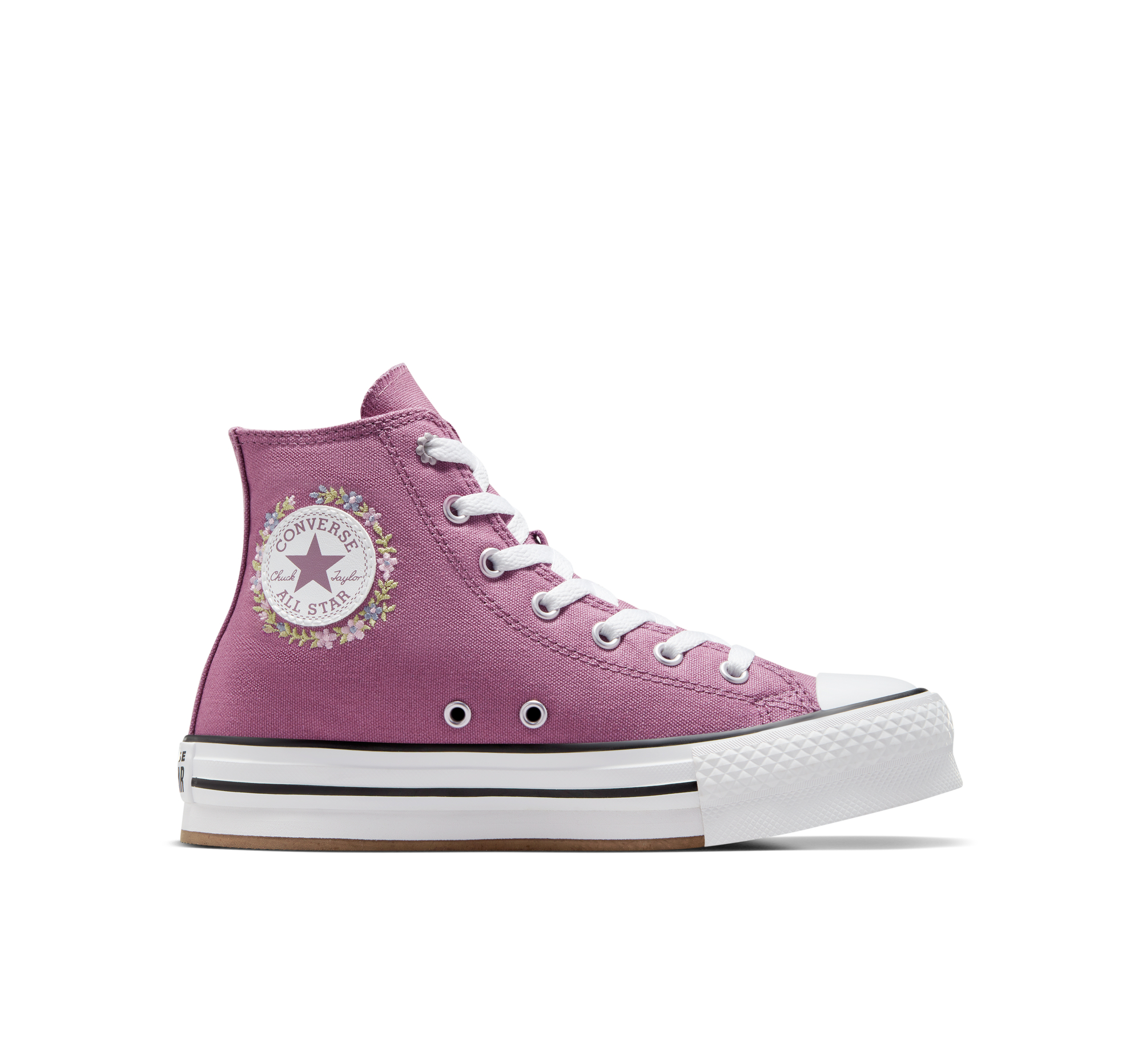 EVALA 『INITIAL』 Chuck Taylor All Star EVA Lift Platform Feline Florals Big Kids