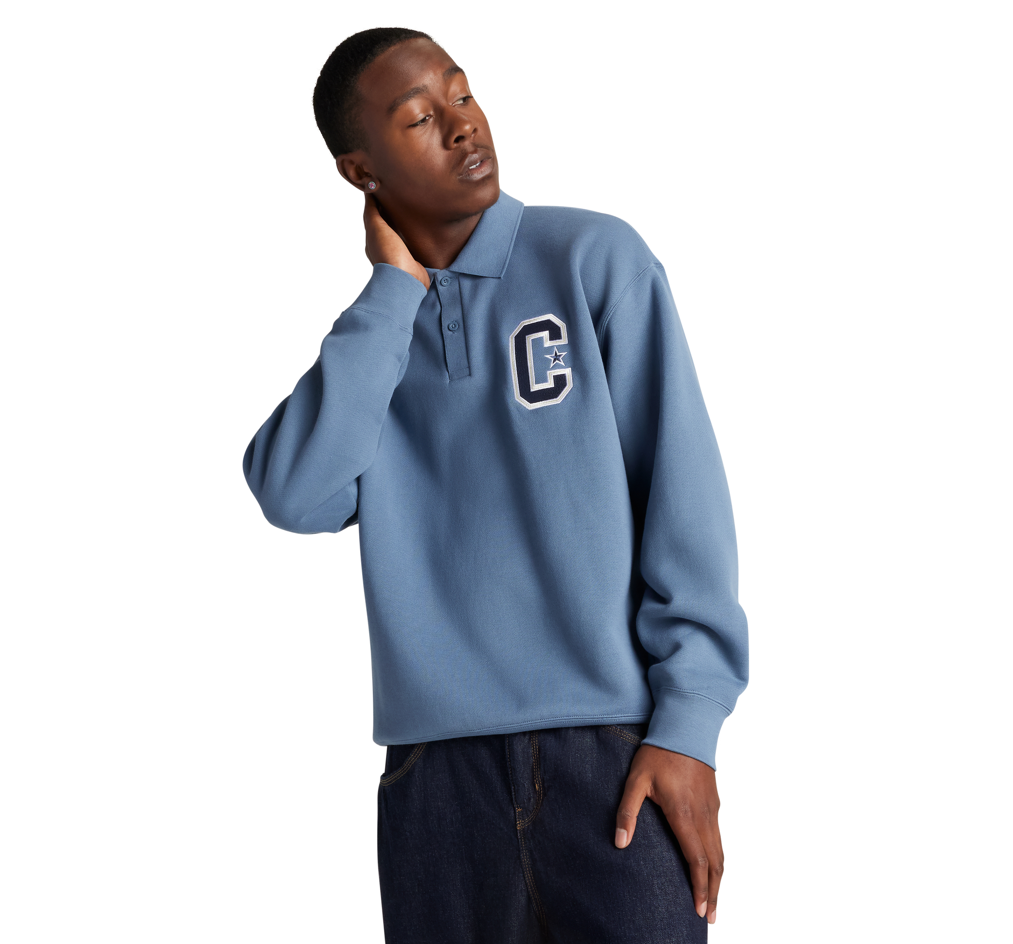 4 WELLDER Tucked Crewneck スウェット ターコイズ Dew x Azur® Cloud Crewneck Sweater – Dew of the Gods®