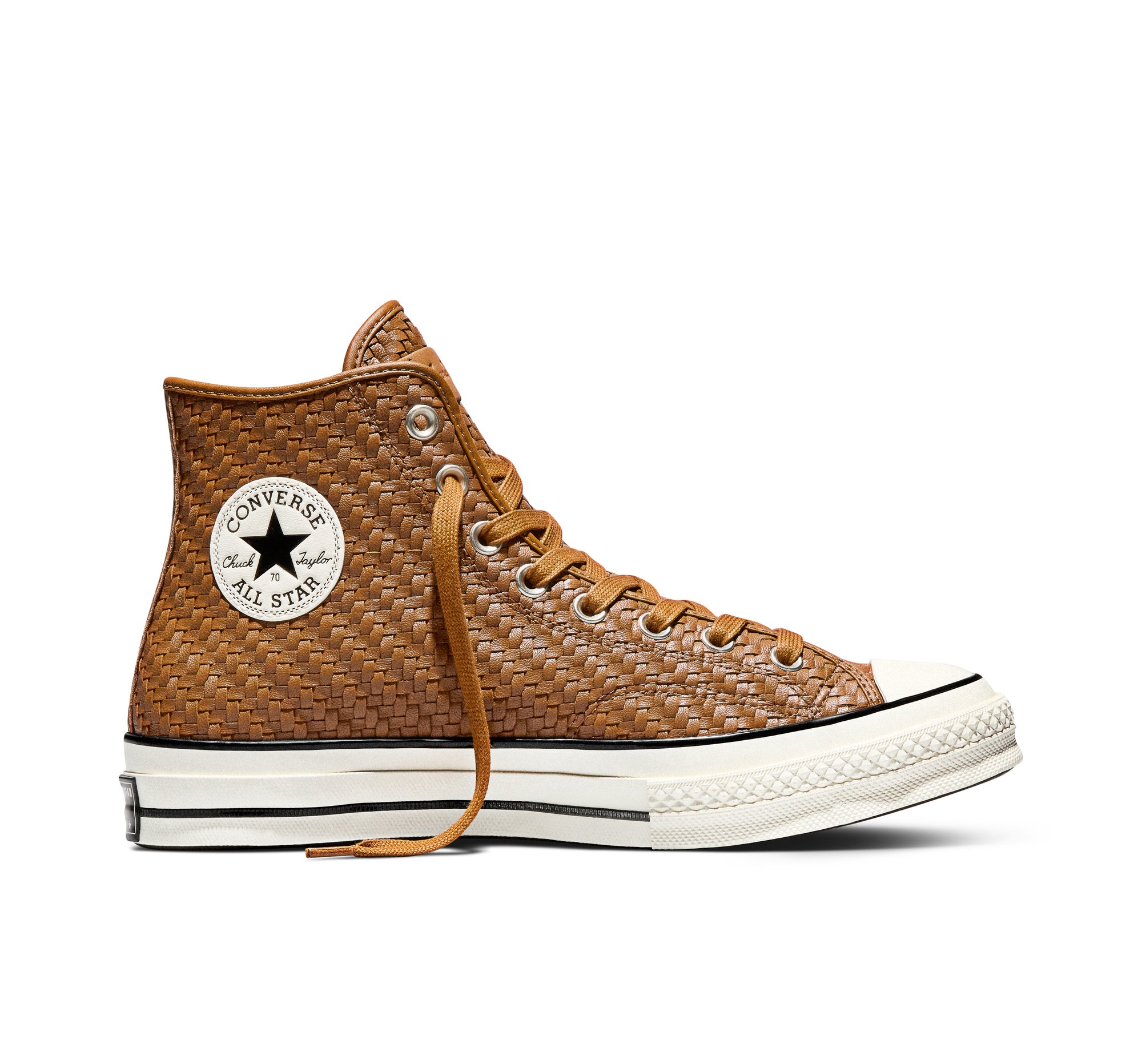 Chuck 70 Woven Leather Unisex High Top Shoe. Converse.com